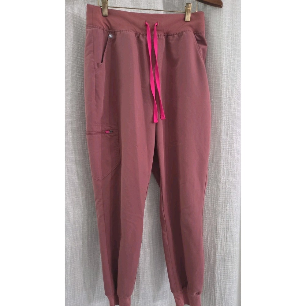 Figs Women's Jogger Scrub Pant Medical Style W23SW2017 Mauve Pink Size M